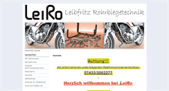 Desktop Screenshot of leiro.de