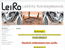 Tablet Screenshot of leiro.de